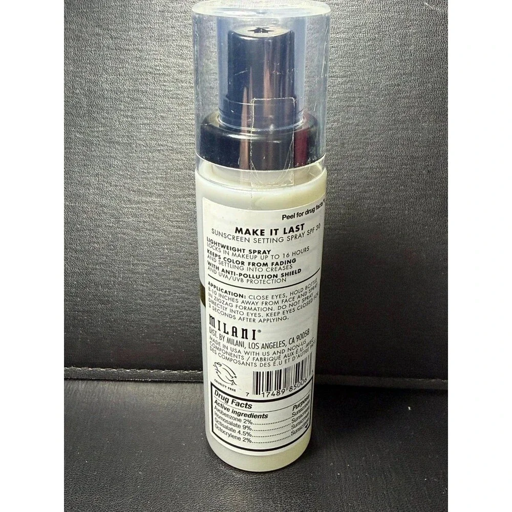 Milani Make It Last Sunscreen Setting Spray with SPF30